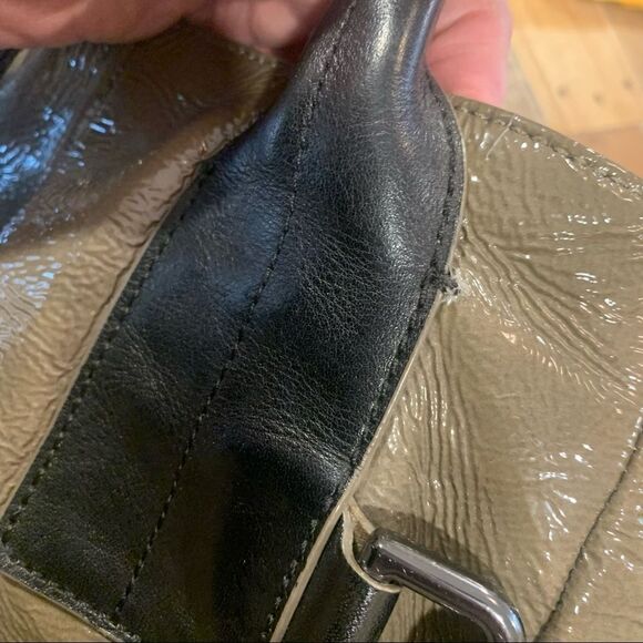 Kenneth Cole‎ New York Patent Leather Tall Hobo Bag - Picture 11 of 12